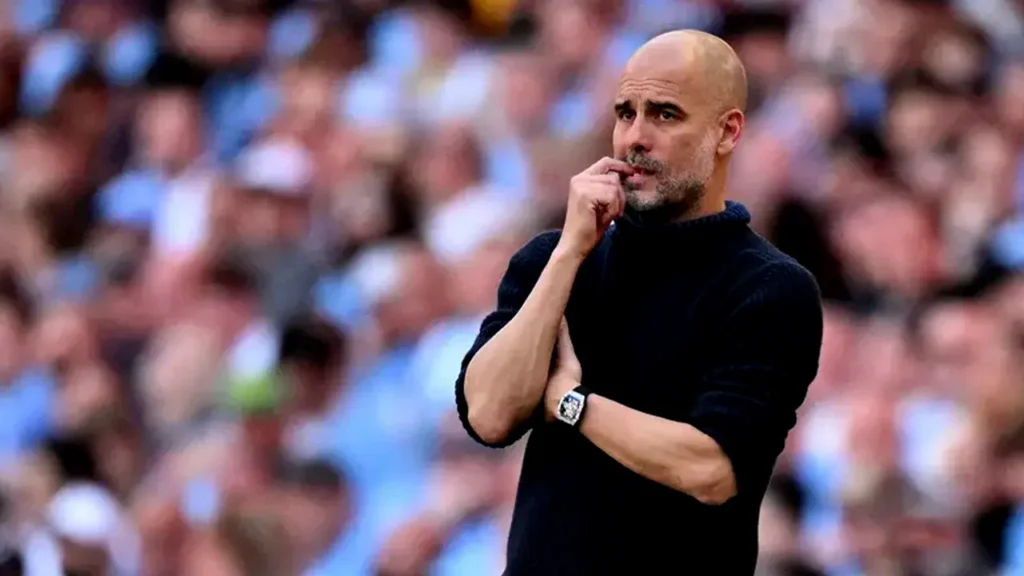 Pep Guardiola Tendang Kursi Saat Man City Dibobol Arsenal